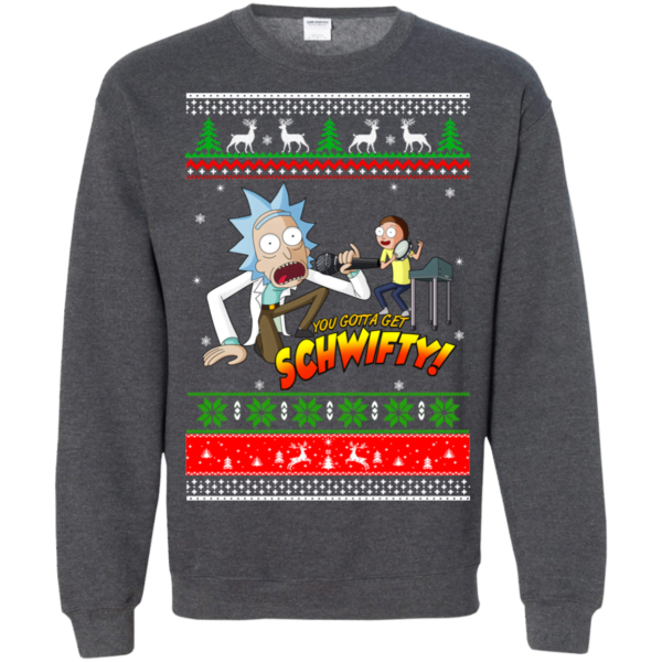 Rick and morty You gotta Get Schwifty Christmas Sweater Apparel