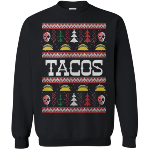 Tacos ugly christmas sweater Uncategorized