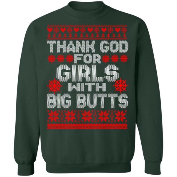 Thank God For Girl With Big Butts Christmas Sweater Uncategorized