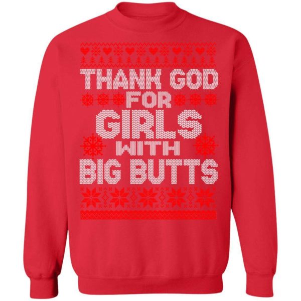 Thank God For Girl With Big Butts Christmas Sweater Uncategorized