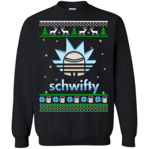 Schwifty A Rick and Morty Adidas Christmas Sweater Apparel