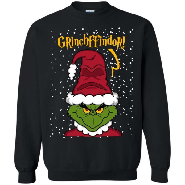 The Grinch Grinchffindor Christmas sweater Apparel