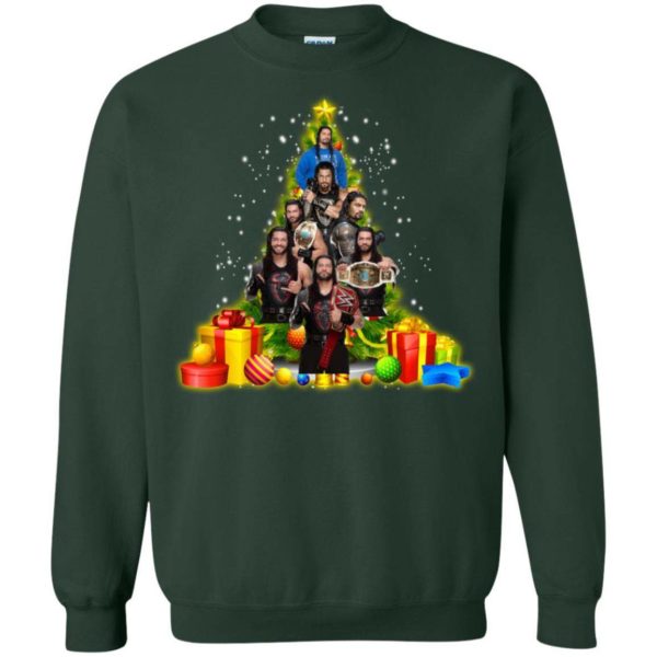 Roman Reigns Christmas Tree Sweater Apparel