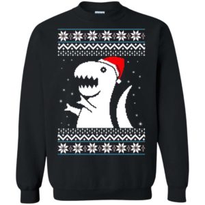 T rex Santa Dino Christmas sweater Apparel