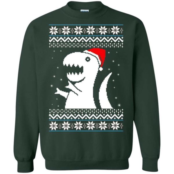 T rex Santa Dino Christmas sweater Uncategorized