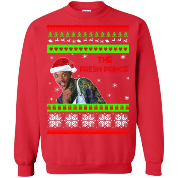 The Fresh Prince Merry Christmas ugly sweater Apparel