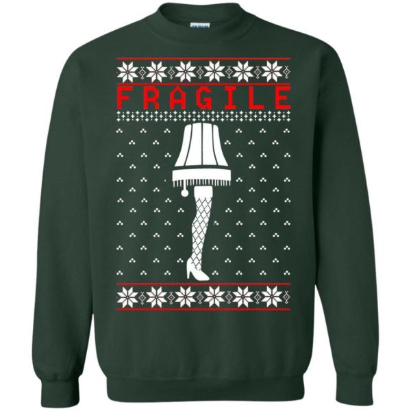 The Leg Lamp Fragile Christmas sweater Apparel