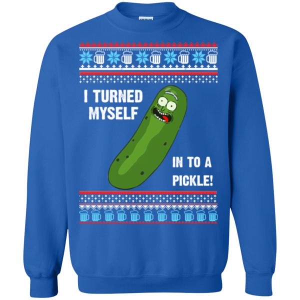 Rick and Morty: I turned myself into a pickle rick Christmas Sweater Apparel