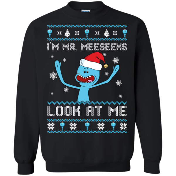 Rick and Morty: I’m Mr. Meeseeks, Look at Me Christmas Ugly Sweater Apparel