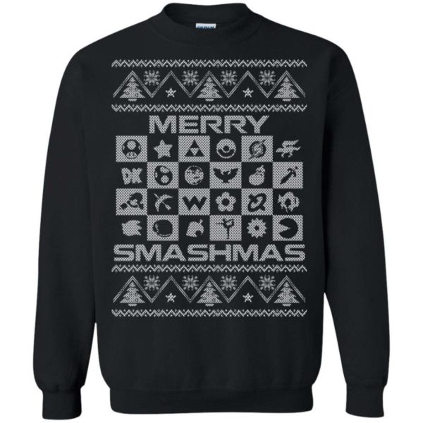 Super Smash Bros Logo Ugly Christmas Sweater Apparel