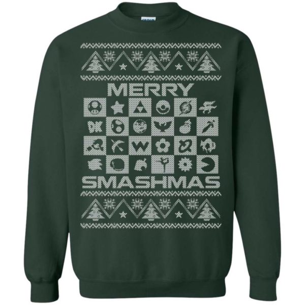 Super Smash Bros Logo Ugly Christmas Sweater Apparel