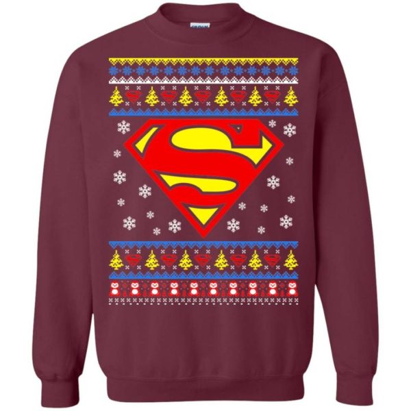 Superman Emblem Ugly Christmas Sweater Apparel