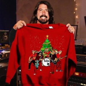 the fighters play music merry christmas sweatshirt Apparel