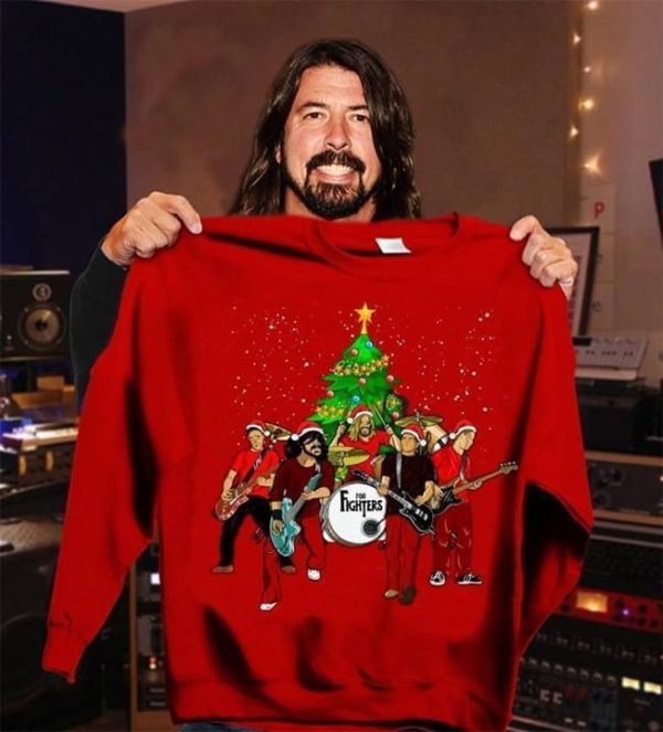 the fighters play music merry christmas sweatshirt Uncategorized