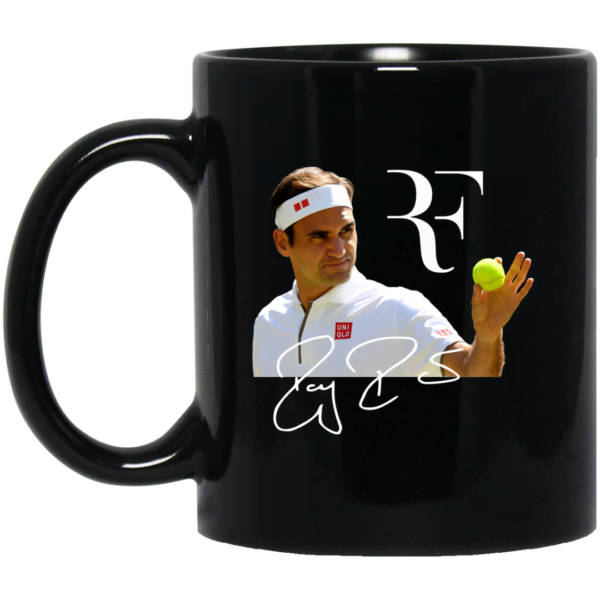 Rf Roger Federer Signed Mug Apparel