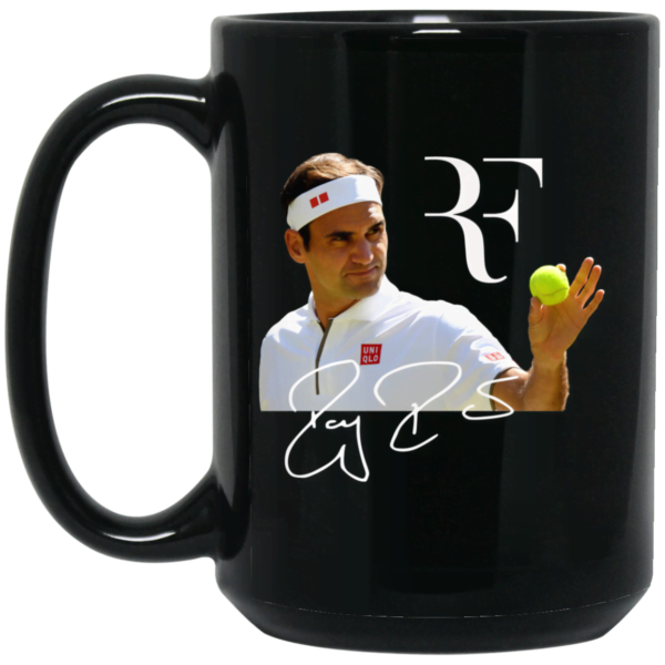 Rf Roger Federer Signed Mug Apparel