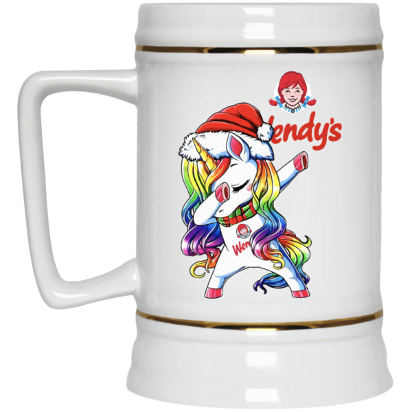 Santa Unicorn Dabbing Wendy's Mug Apparel