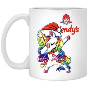 Santa Unicorn Dabbing Wendy's Mug Apparel