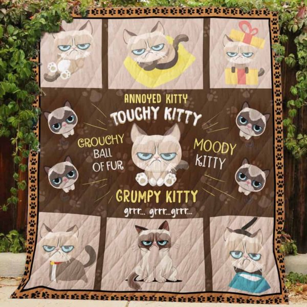 Grumpy Kitty Grumpy Cat Grr Blanket Apparel