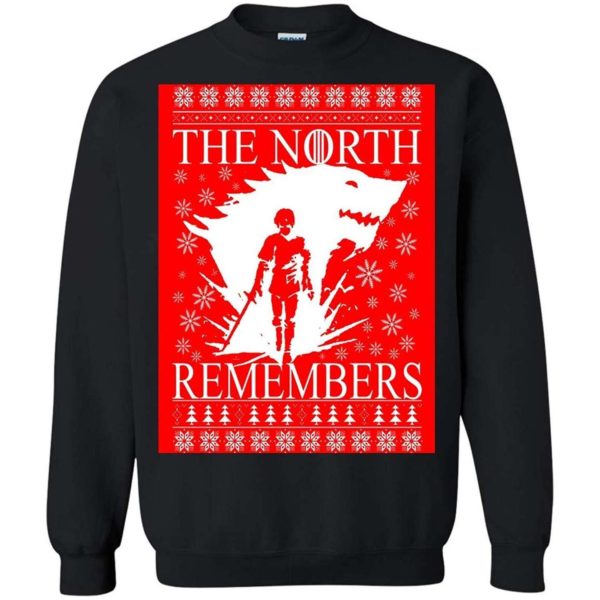 The North Remembers Arya Stark Ugly Christmas Sweater Apparel