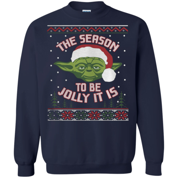 The season to be Jolly it is – Yoda Claus ugly christmas Apparel