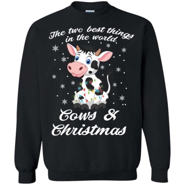 The two best things in the world cows and Christmas Apparel