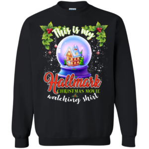 This is my Hallmark Christmas movie watching with Snowball Sweatshirt Apparel