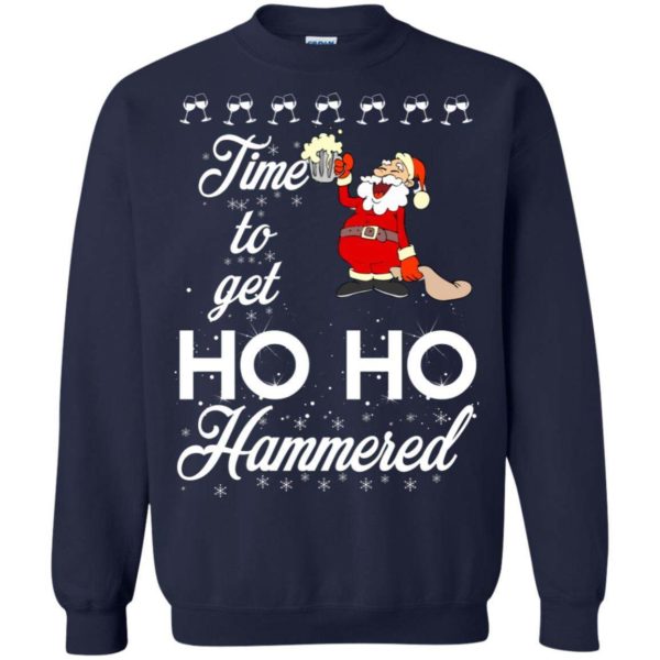 Time To Get Ho Ho Hammered Christmas sweater Uncategorized