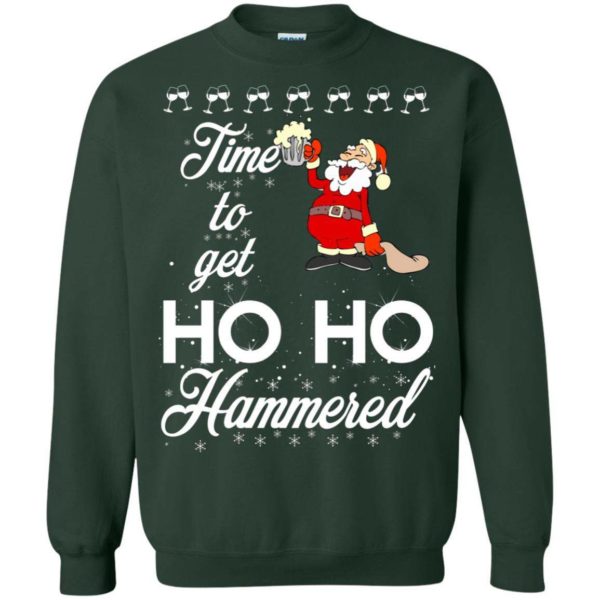 Time To Get Ho Ho Hammered Christmas sweater Apparel