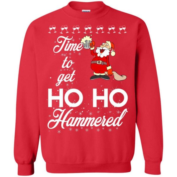 Time To Get Ho Ho Hammered Christmas sweater Apparel