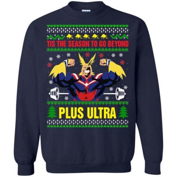 Tis the season to go beyond plus ultra Christmas sweater Uncategorized