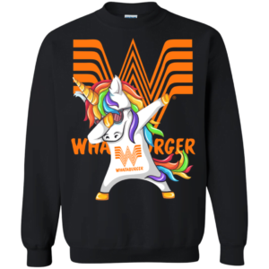 Unicorn Dabbing whataburger Sweatshirt Uncategorized