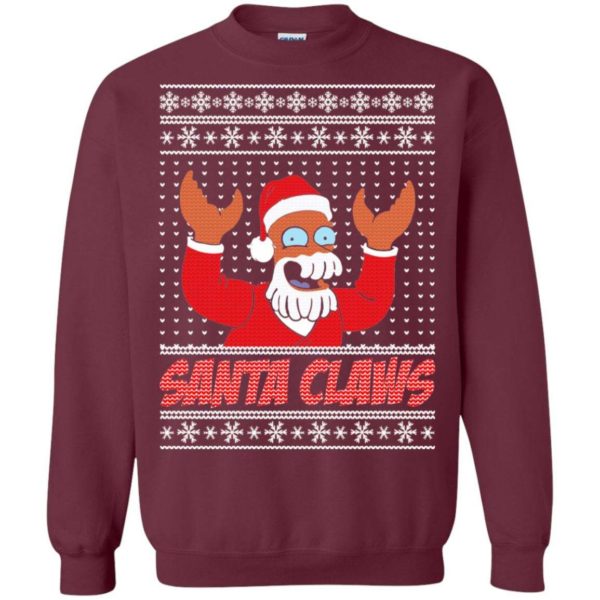 Zoidberg Santa Claws Ugly Christmas Sweater Apparel