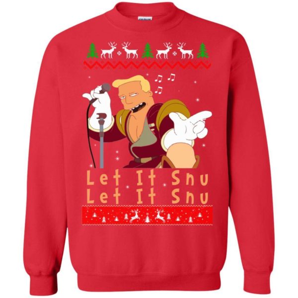 Zapp Brannigan let it Snu Christmas sweater Apparel
