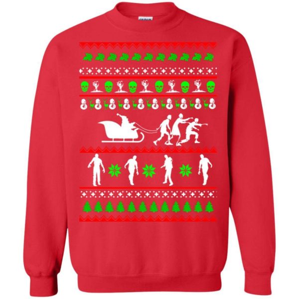 Zombie Christmas Sweater Apparel