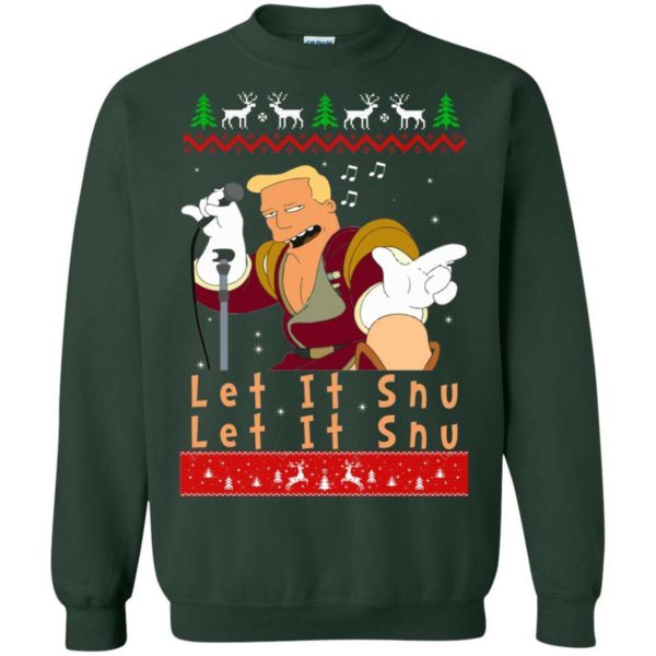 Zapp Brannigan let it Snu Christmas sweater Apparel
