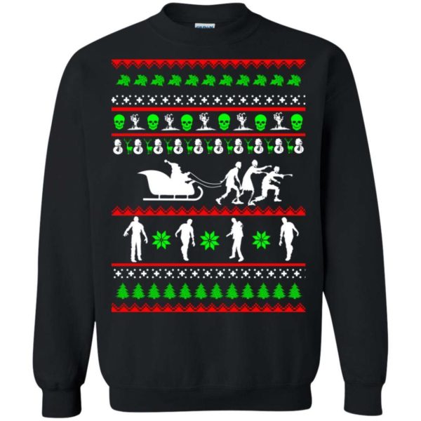 Zombie Christmas Sweater Apparel