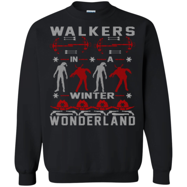 Walker Wonderland Ugly Christmas The Walking Dead Sweatshirt Apparel