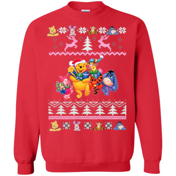 Winnie The Pooh Ugly Christmas Sweater Apparel