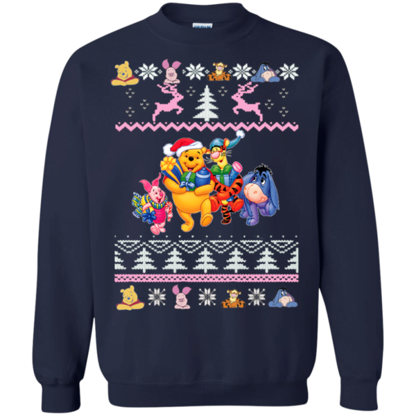 Winnie The Pooh Ugly Christmas Sweater Apparel