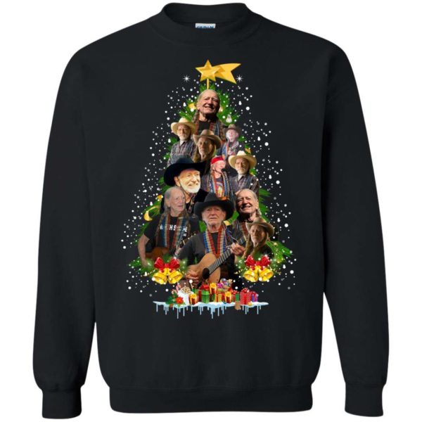 Willie Nelson Christmas sweater Uncategorized