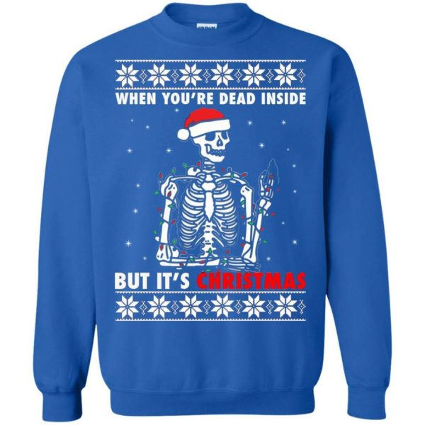 When you’re dead inside but it’s Christmas sweater Uncategorized