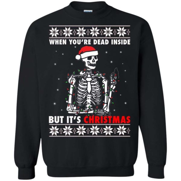When you’re dead inside but it’s Christmas sweater Uncategorized