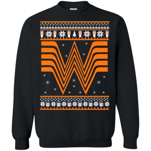 Whataburger Christmas sweater Uncategorized