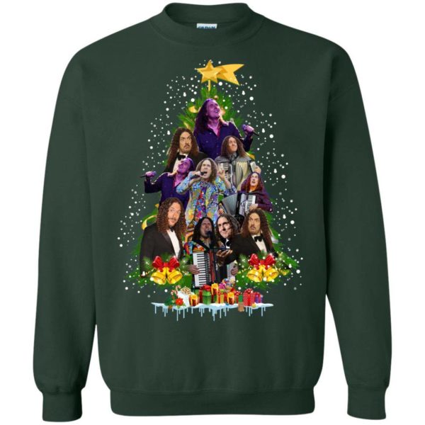 Weird Al Yankovic Christmas tree sweater Apparel