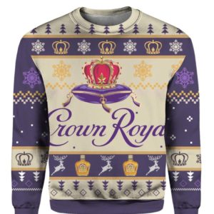 Crown Royal 3D Printed Christmas Sweatshirt Apparel