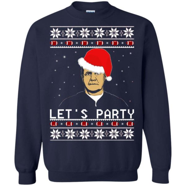 Belichick Let's Party Christmas Sweater Apparel