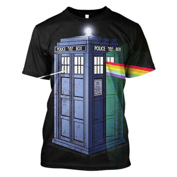 3D All Over Printed Dr Who Hoodie Apparel