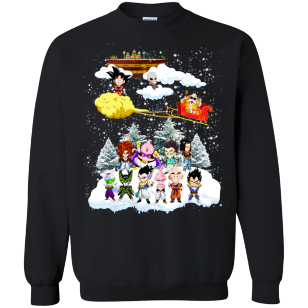 Goku vs Jiren Dragon Ball Superhero Santa Christmas Sweatshirt Apparel