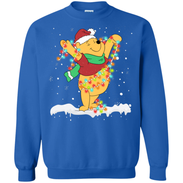 Pooh Winnie The Pooh Merry Christmas Sweatshirt Apparel